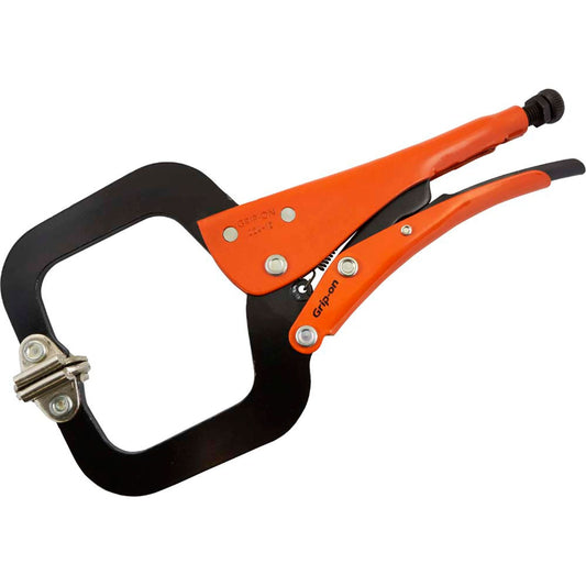 Locking Pliers, 11-3/4" Length, C-Clamp