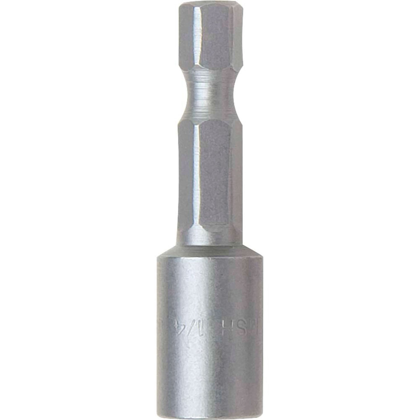 Nutsetter, 7/16" Tip, 1/4" Drive, 2-9/16" L, Magnetic