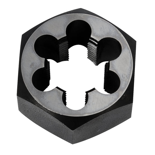 Filière de reprise hexagonale, Diamètre 2"/1", Filetage 3/4"-14, Acier au carbone/Acier au chrome