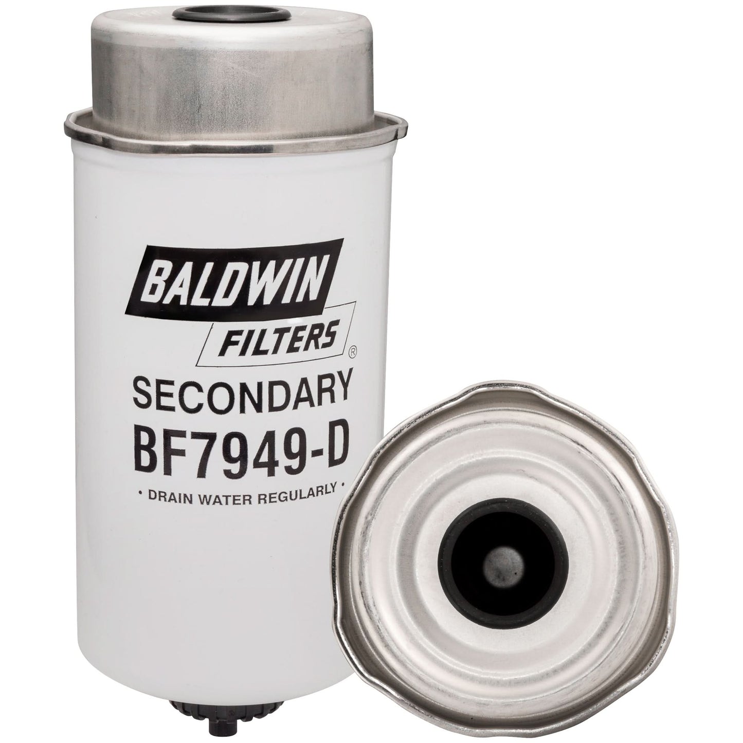 BF7949-D Secondary Fuel/Water Separator with Removable Drain