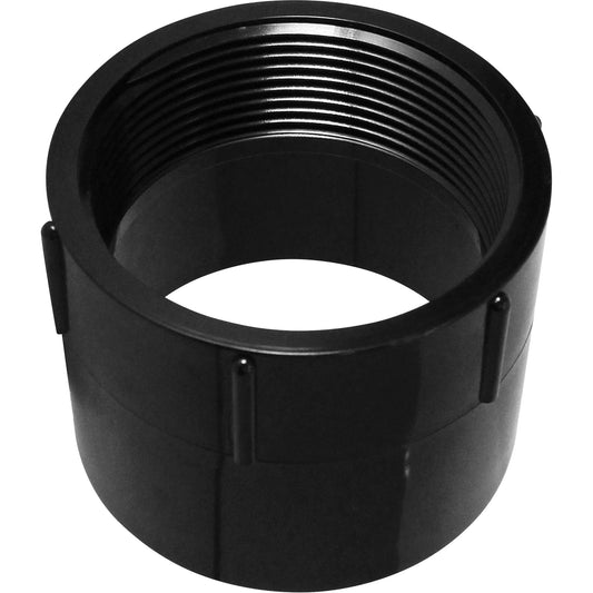 Adaptateur femelle, moyeu x FPT, dia. 3 po, plastique