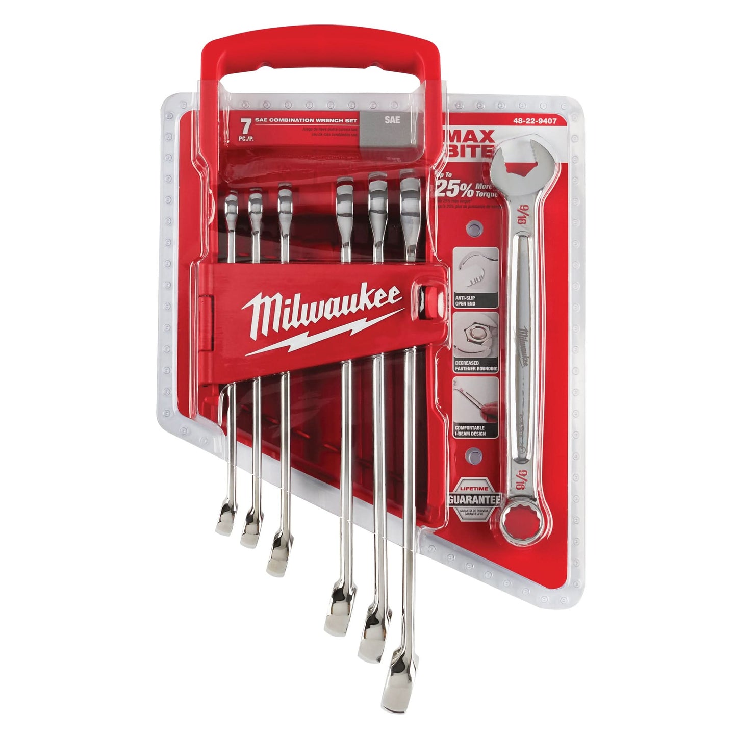 Combination Wrench Set, Combination, 7 Pieces, Imperial