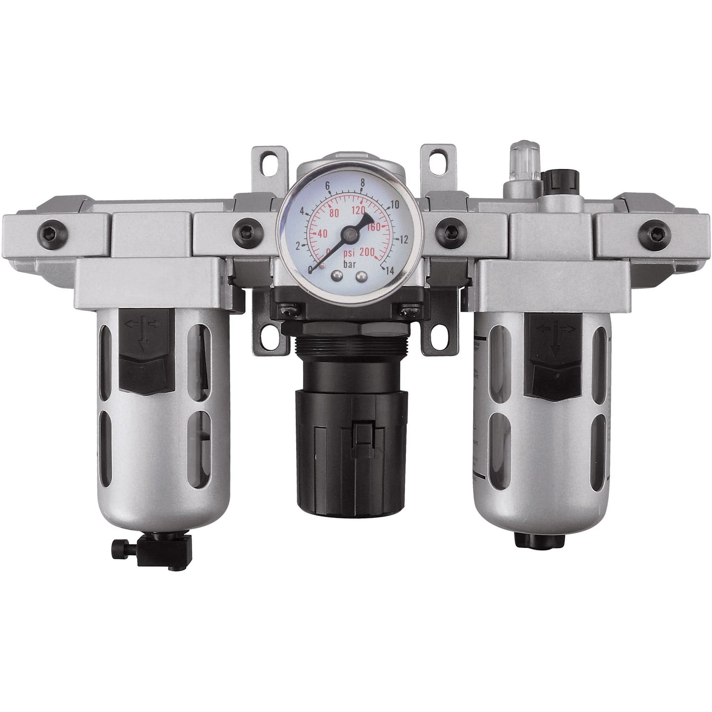 Modular Filter, Regulator & Lubricator (Gauge Included), 3/8" NPT