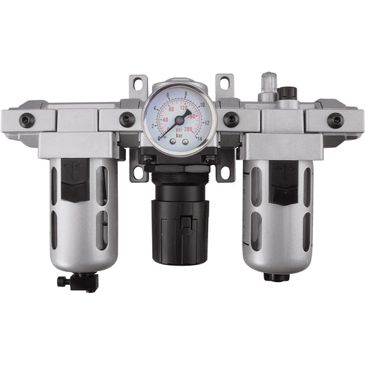 Modular Filter, Regulator & Lubricator (Gauge Included), 1/4" NPT