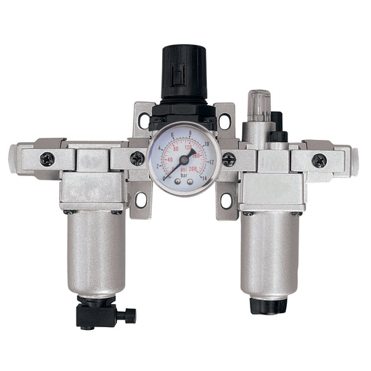 Filtre, Régulateur et Lubrificateur Modulaires (Manomètre Inclus), 1" NPT
