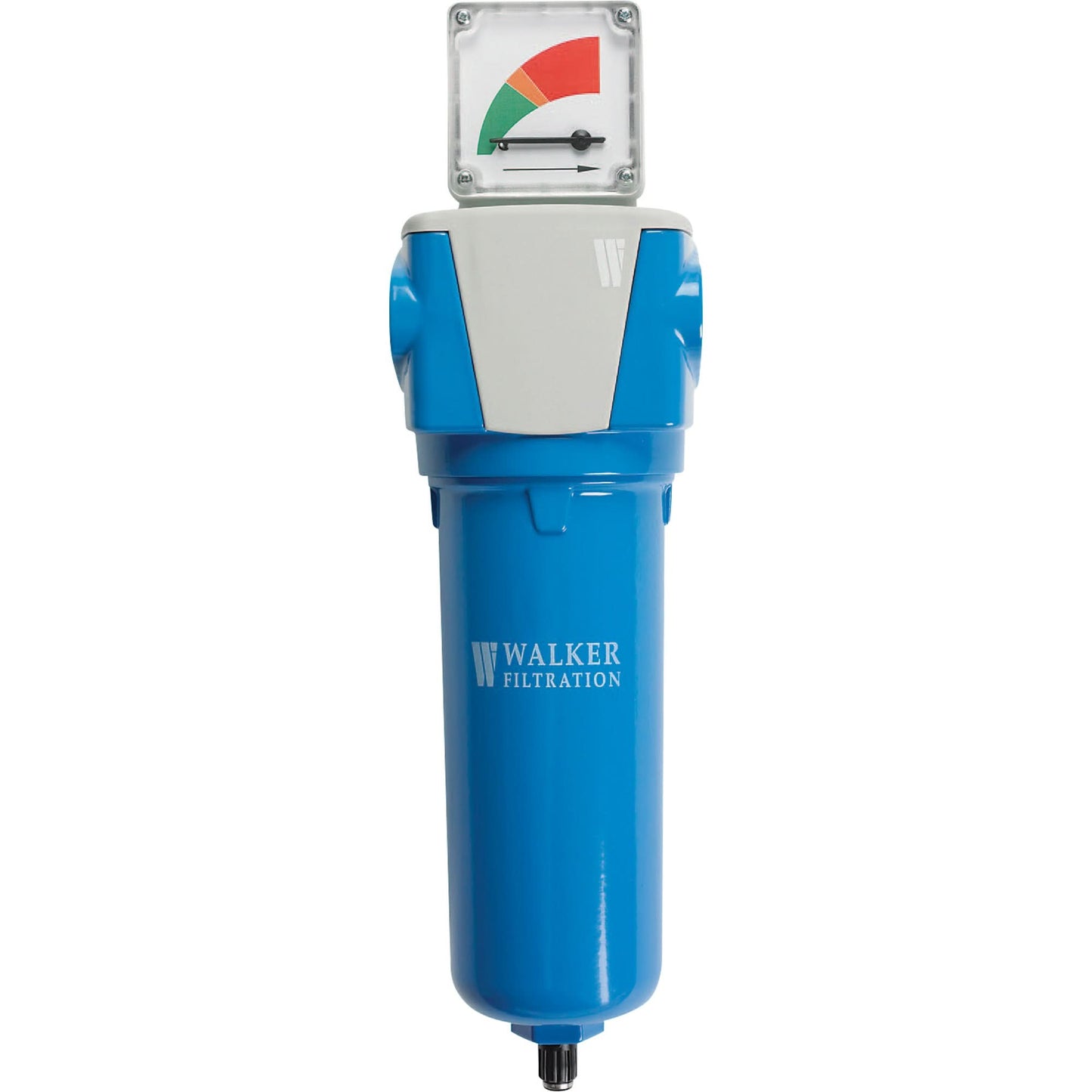 Coalescing Pre-Filter with Differential Gauge, Standard, 1" NPT, Automatic Drain, For Dust/Particles