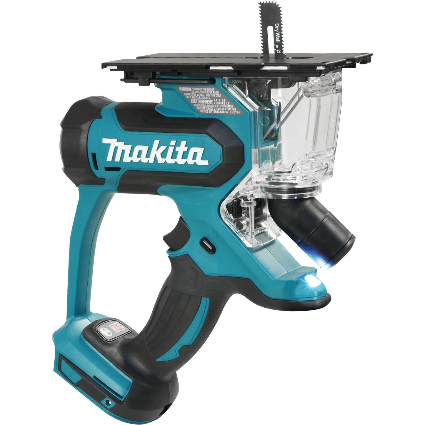 Drywall Cutter (Tool Only), 18 V, Lithium-Ion, 0-6000 SPM, 1/4" Stroke Length