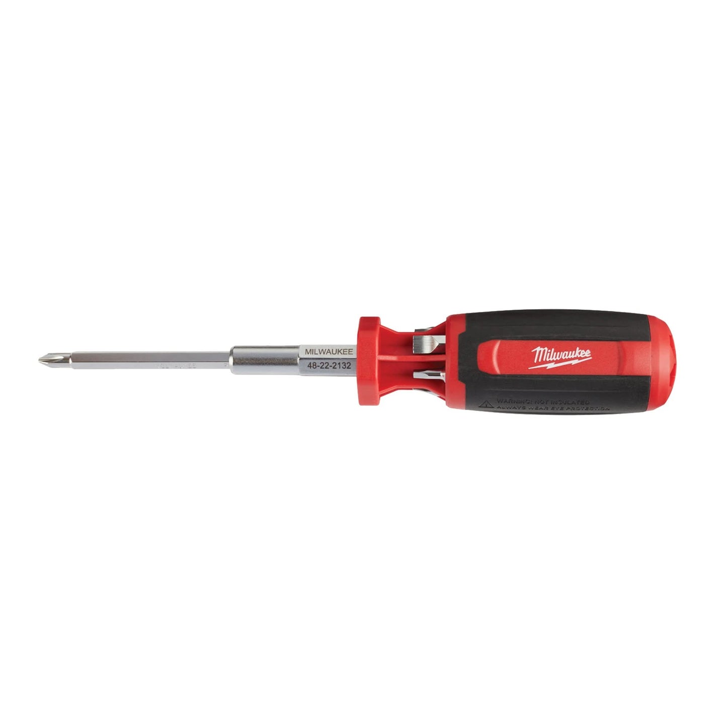 9-in-1 Square Drive Multi-Bit Driver, 9" L, Cushion Grip Handle