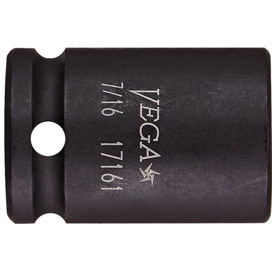 Socket, Impact, 12 mm, 1/4" Drive, 6 Points
