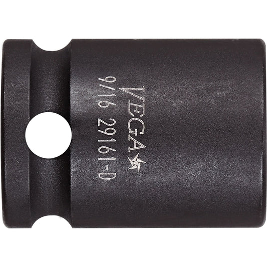 Socket, Impact, 7/16", 3/8" Drive, 12 Points