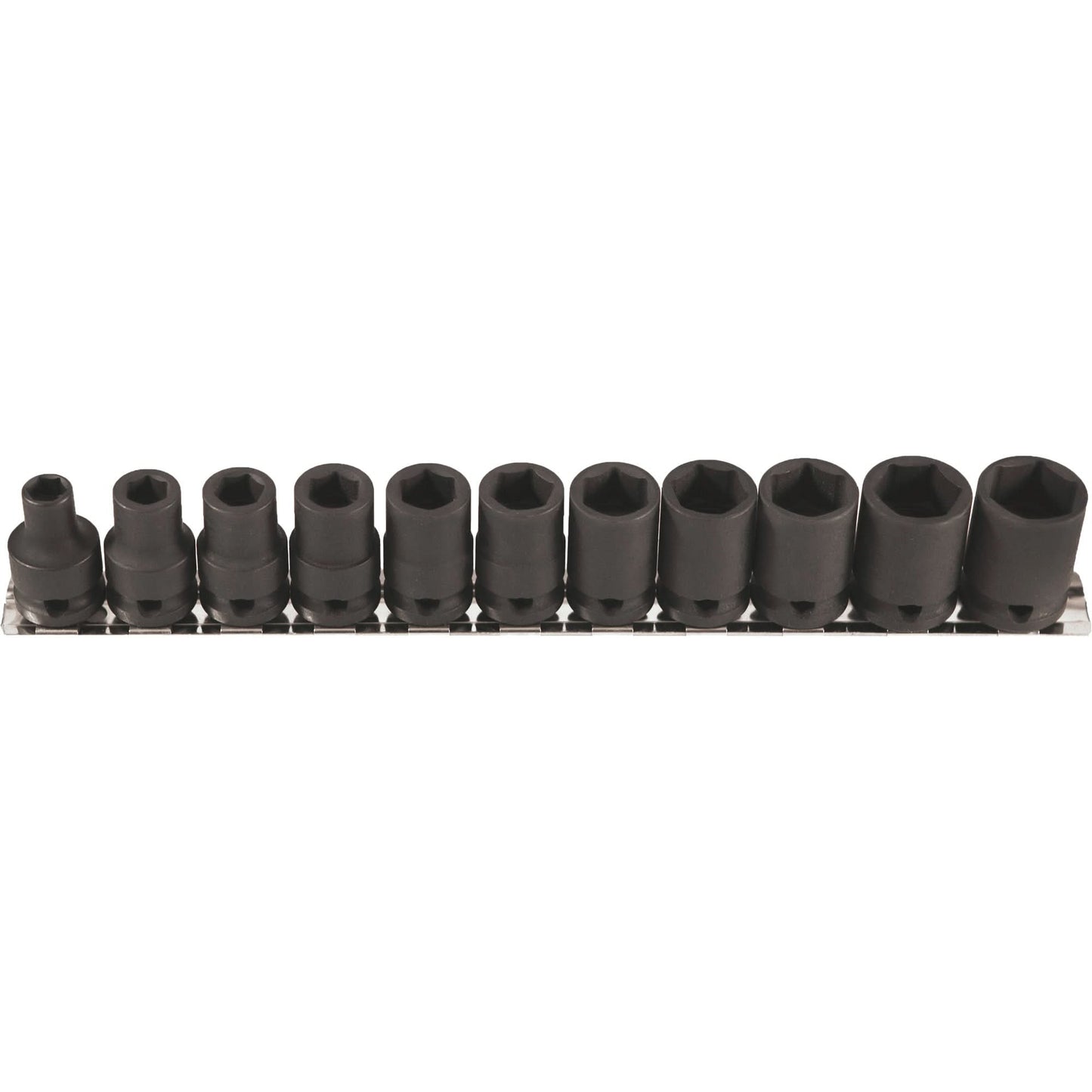 Thin Walled Socket Set, 11 Pcs, Impact, 3/8" Drive Size