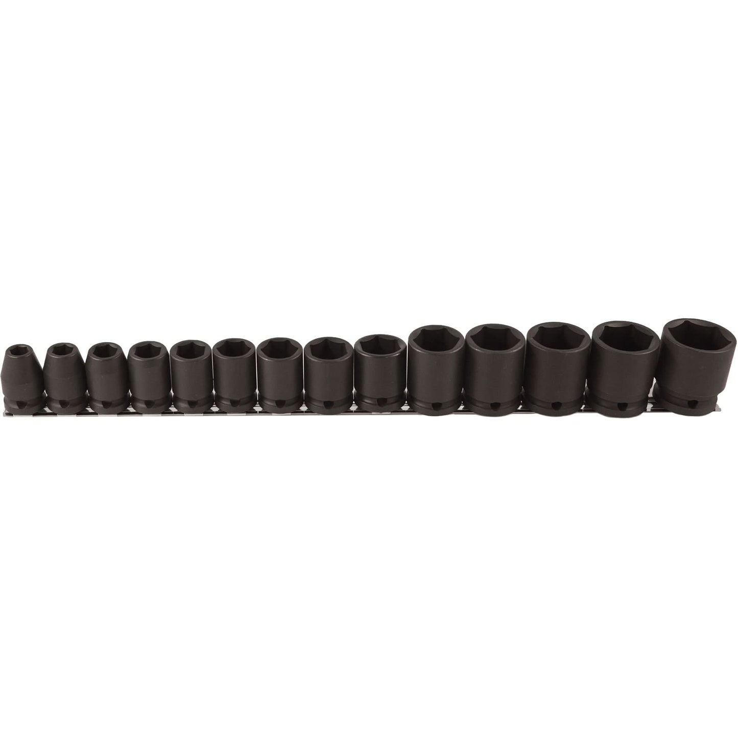 Socket Set, 14 Pcs, Impact, 1/2" Drive Size