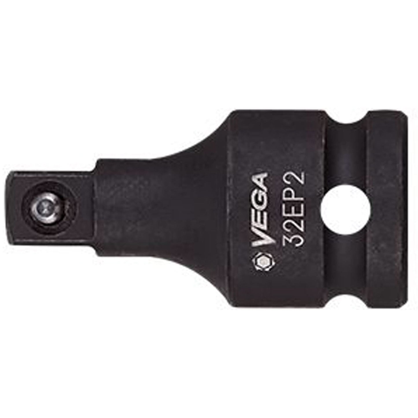 Socket Adapter, Impact, 1/2" Drive, 3/8" Socket, 1.5" L, Ball