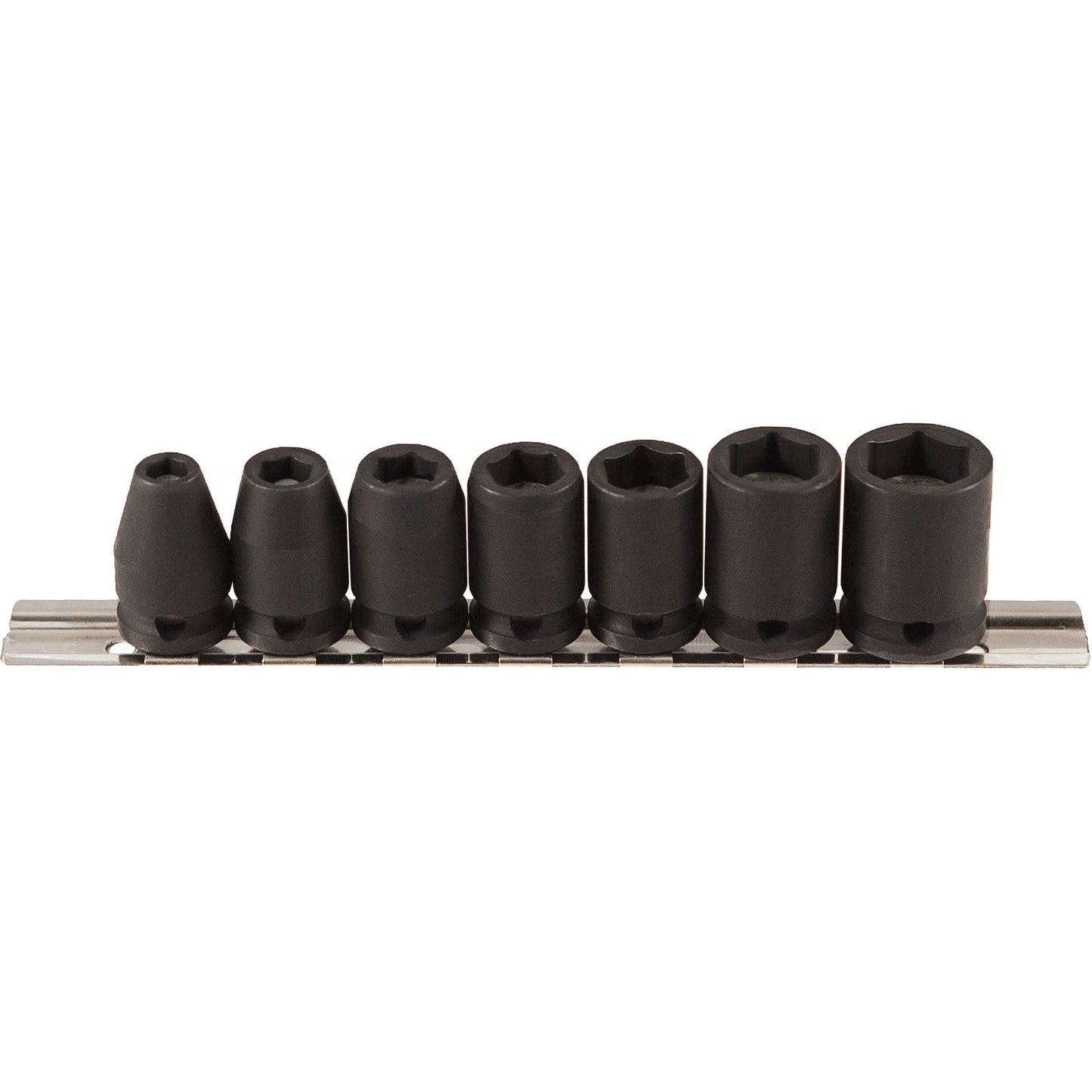Magnetic Socket Set, 7 Pcs, Impact, 3/8" Drive Size