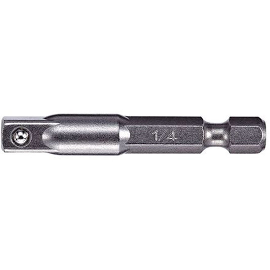 Adapter & Extension, 1/4" Drive Size, 1/4" Male Size, Pin, 10" L
