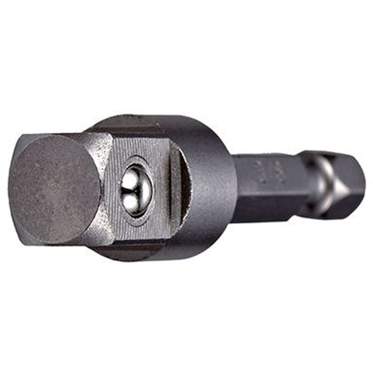 Adapter & Extension, 1/4" Drive Size, 3/8" Male Size, Pin, 2" L