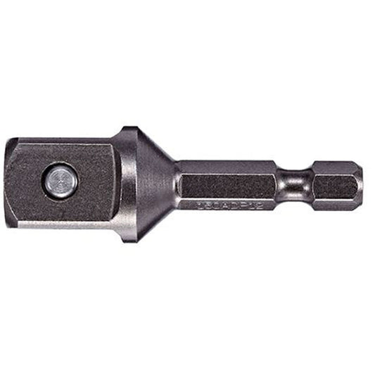 Adapter & Extension, 1/4" Drive Size, 1/2" Male Size, Pin, 2" L