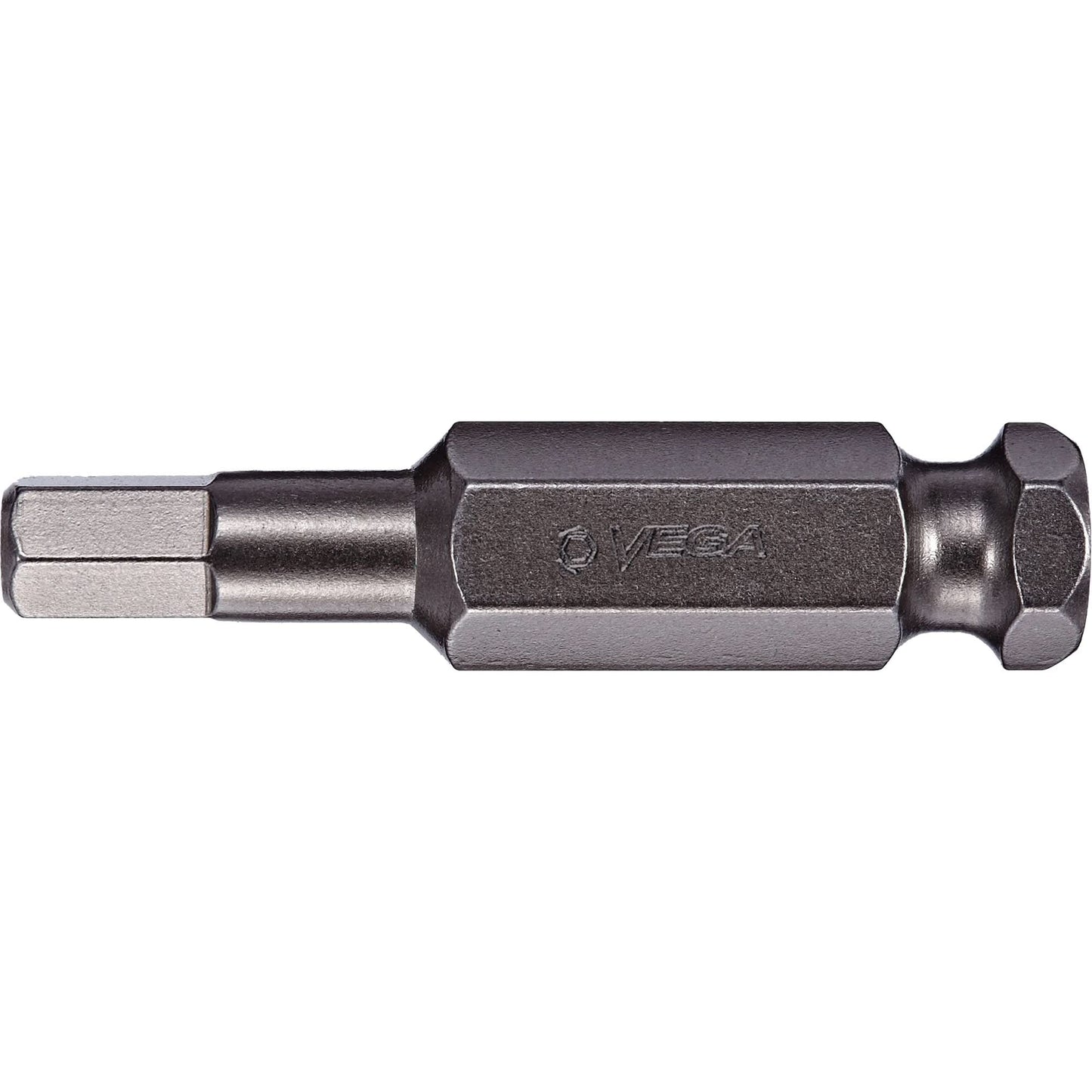 Power Bit, Hex, 1/8" Tip, 7/16" Drive Size, 2" Length