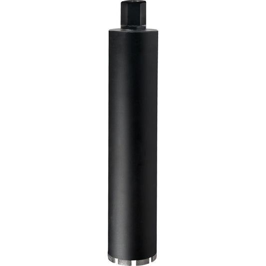 Diamond Ultra Wet Core Drill Bit, 2", 16" Depth of Cut, 1/4"-7 Thread