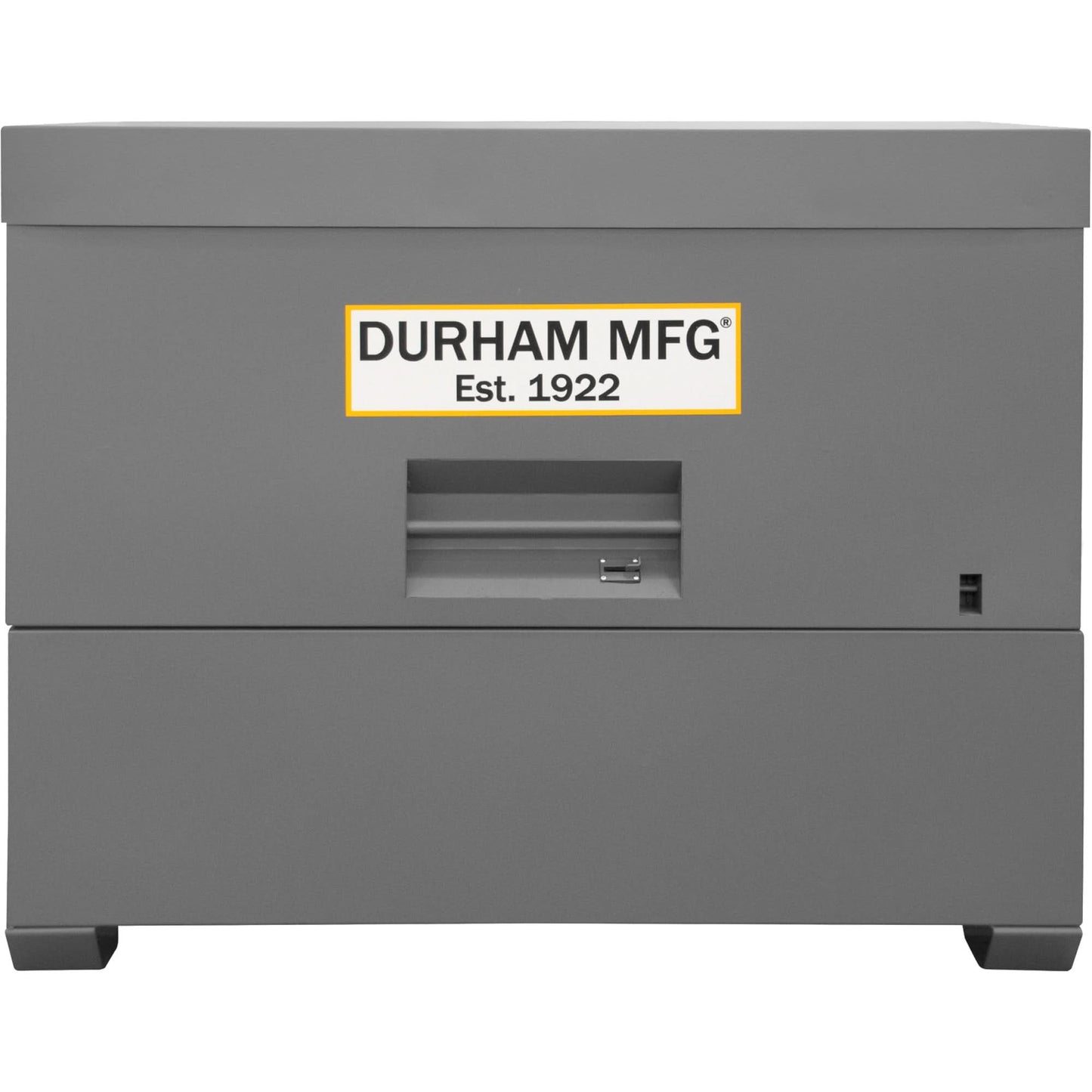 Piano Style Jobsite Storage Box, 60-1/2" W x 34-3/4" D x 49-3/8" H, Grey