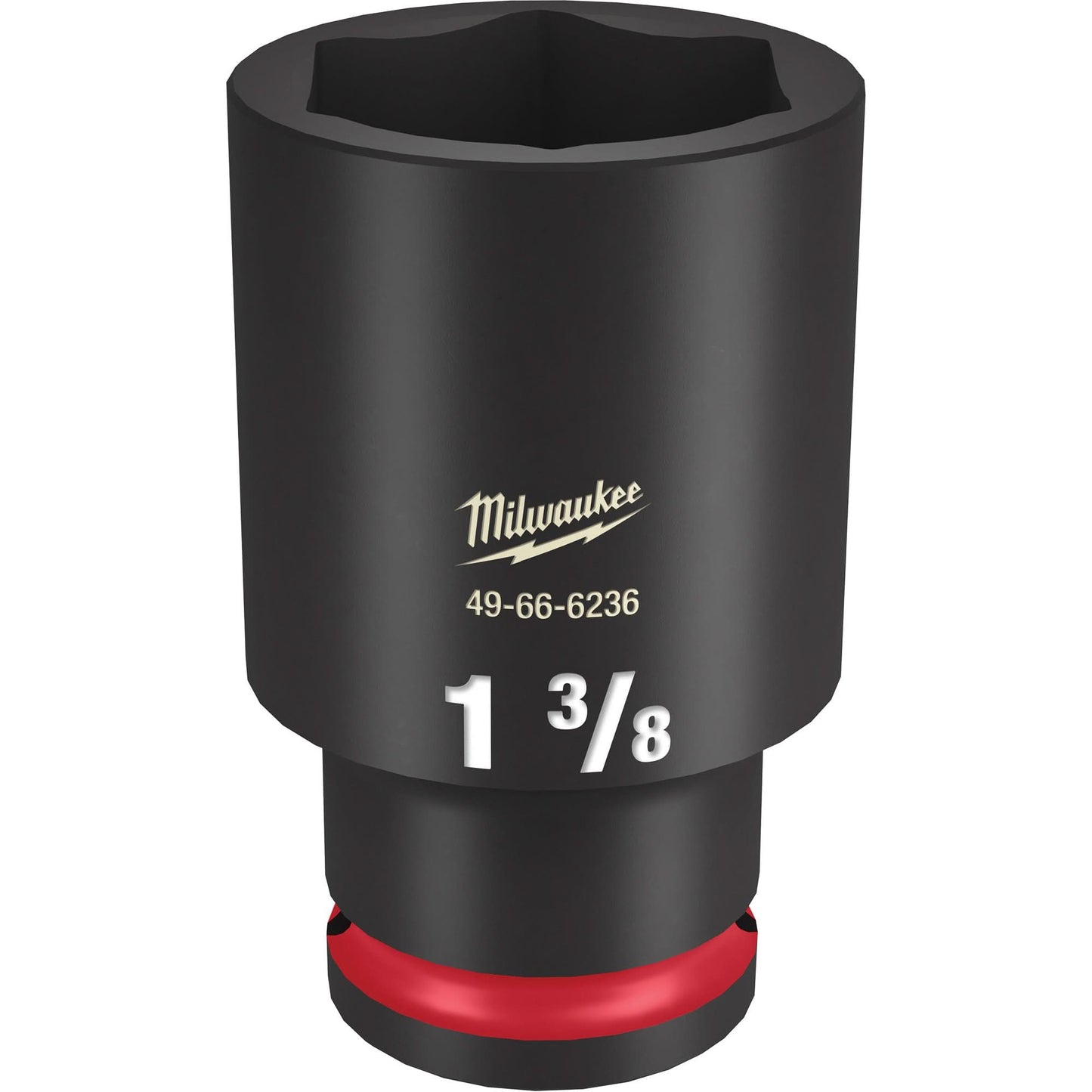 Shockwave™ Impact Duty™ Socket, Power, 1-3/8", 1/2" Drive, 6 Points, Deep