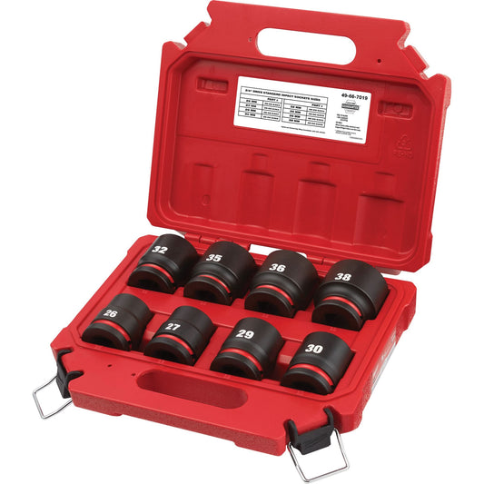 Shockwave™ Impact Duty™ Metric 6 Point Socket Set, 8 Pcs, Impact, 3/4" Drive Size