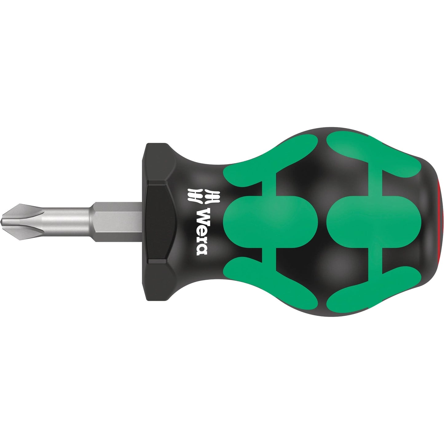 350 Phillips Stubby Screwdriver, #2, 3-1/8" L, Cushion Grip Handle