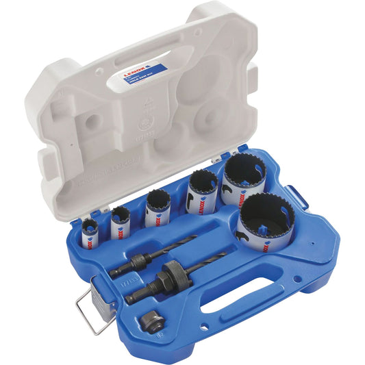 Plumber Bi-Metal Hole Saw Set, 9 Pieces