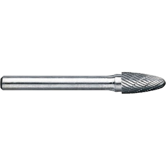 Drillco® Magnum Double Cut Solid Carbide Burr, SG-5, 1/2" Dia., 1/4" Shank, 1" Depth of Cut