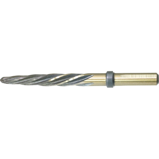Drillco® Nitro Construction Reamer, 3/8", Spiral Flute, High Speed Steel, Straight Shank