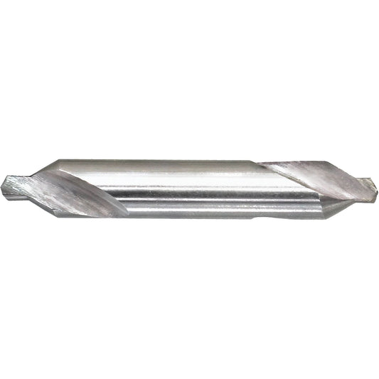 Drillco® Combined Centre Drill & Countersink, #13, 7/64" Small Diameter, 1/4" Large Diameter, High Speed Steel