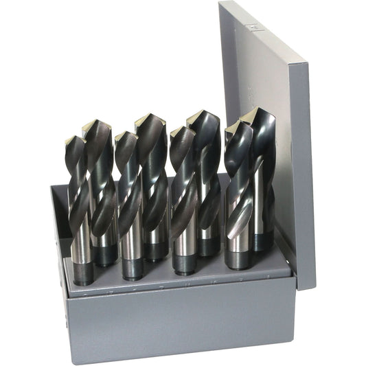 Drillco® S & D Flat Drill Bit Set, 8 Pieces, High Speed Steel