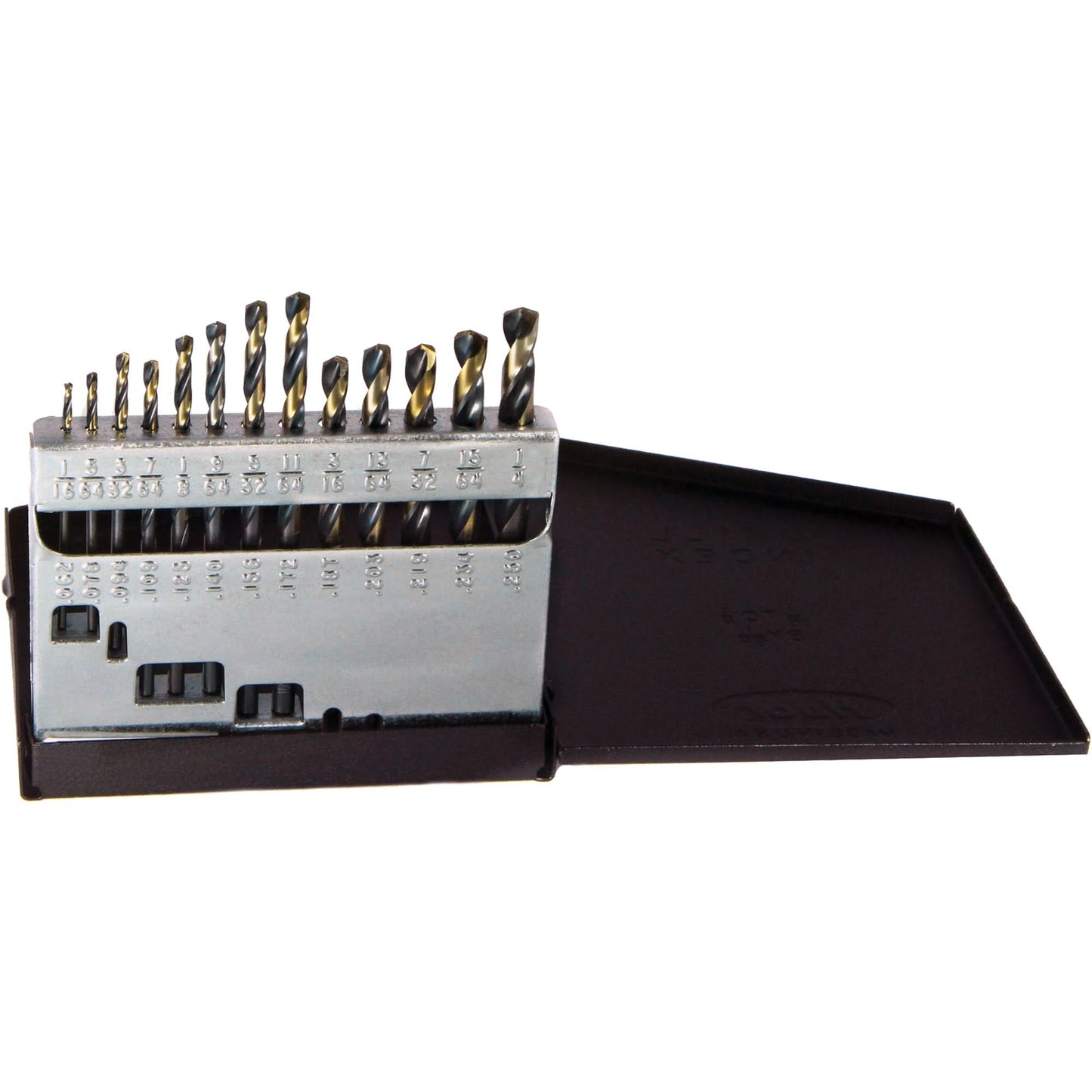 Drillco® Nitro Heavy-Duty Mechanics Length Drill Bit Set, 13 Pieces, High Speed Steel