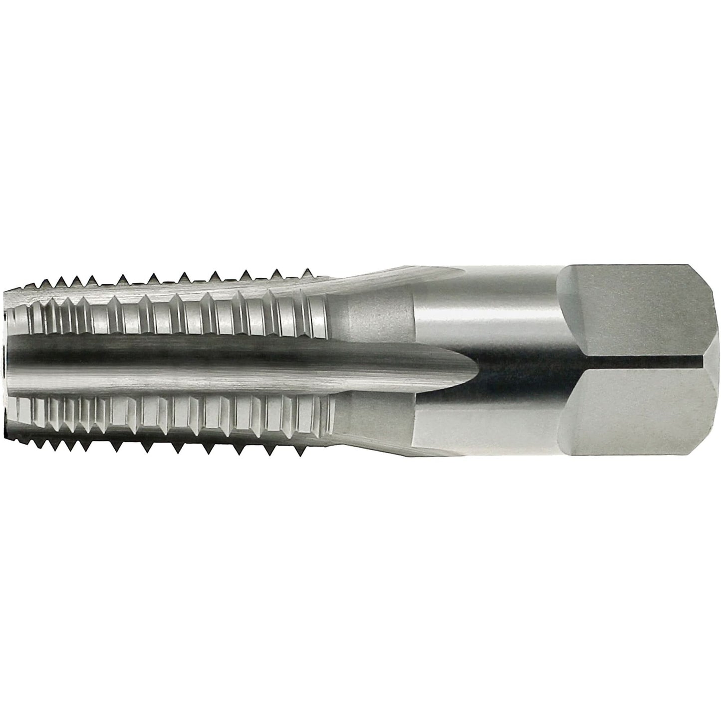 Drillco® Interrupted Thread Pipe Tap, 1/4"-18, 5 Flutes, High Speed Steel