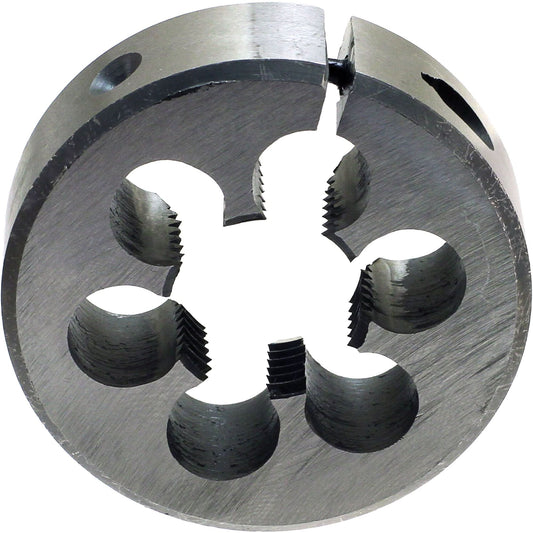 Drillco® Round Adjustable Pipe Die, 1/4"-18 Thread, High Speed Steel