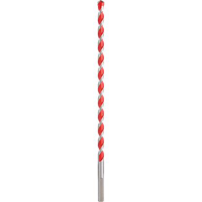 Hammer Drill Bit, 3/8", 3-Flat Shank, Carbide