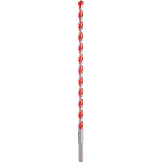 Hammer Drill Bit, 3/8", 3-Flat Shank, Carbide