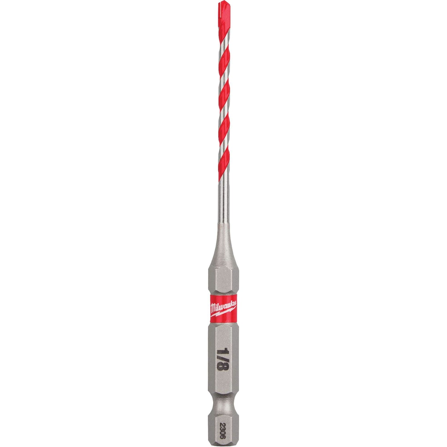 Shockwave™ Hammer Drill Bit, 1/8", Hex Shank, Carbide