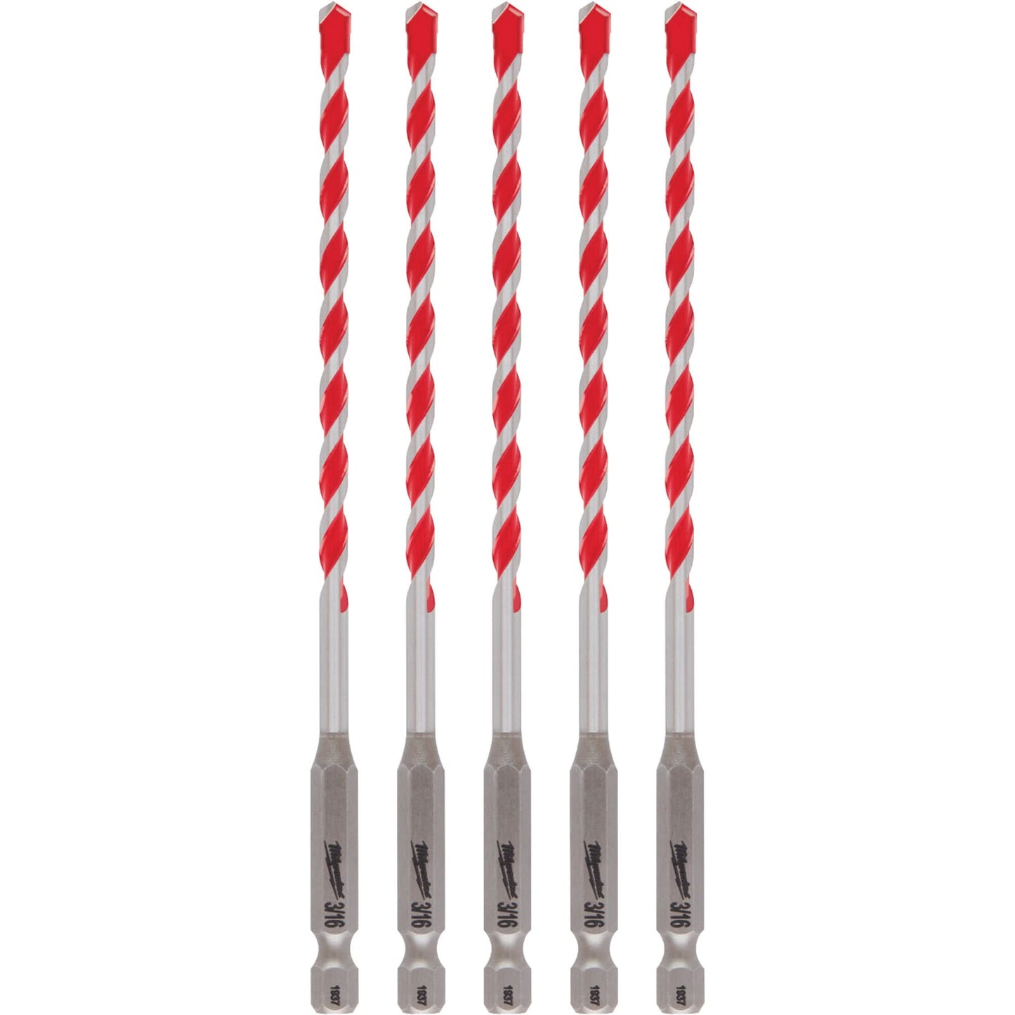 Shockwave™ Hammer Drill Bit, 3/16", Hex Shank, Carbide