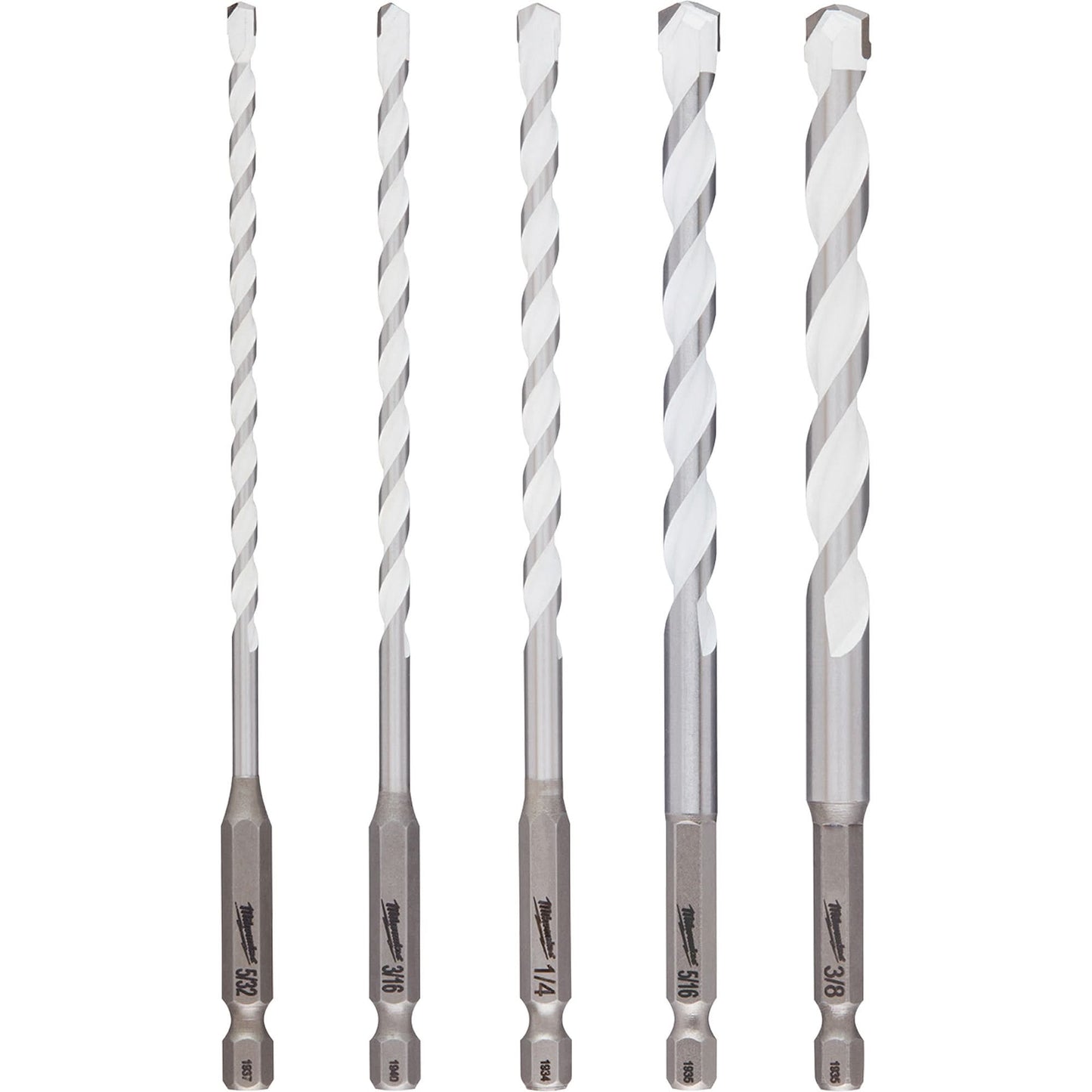 Shockwave™ Multi-Material Drill Bit Set, 5 Pieces, Carbide