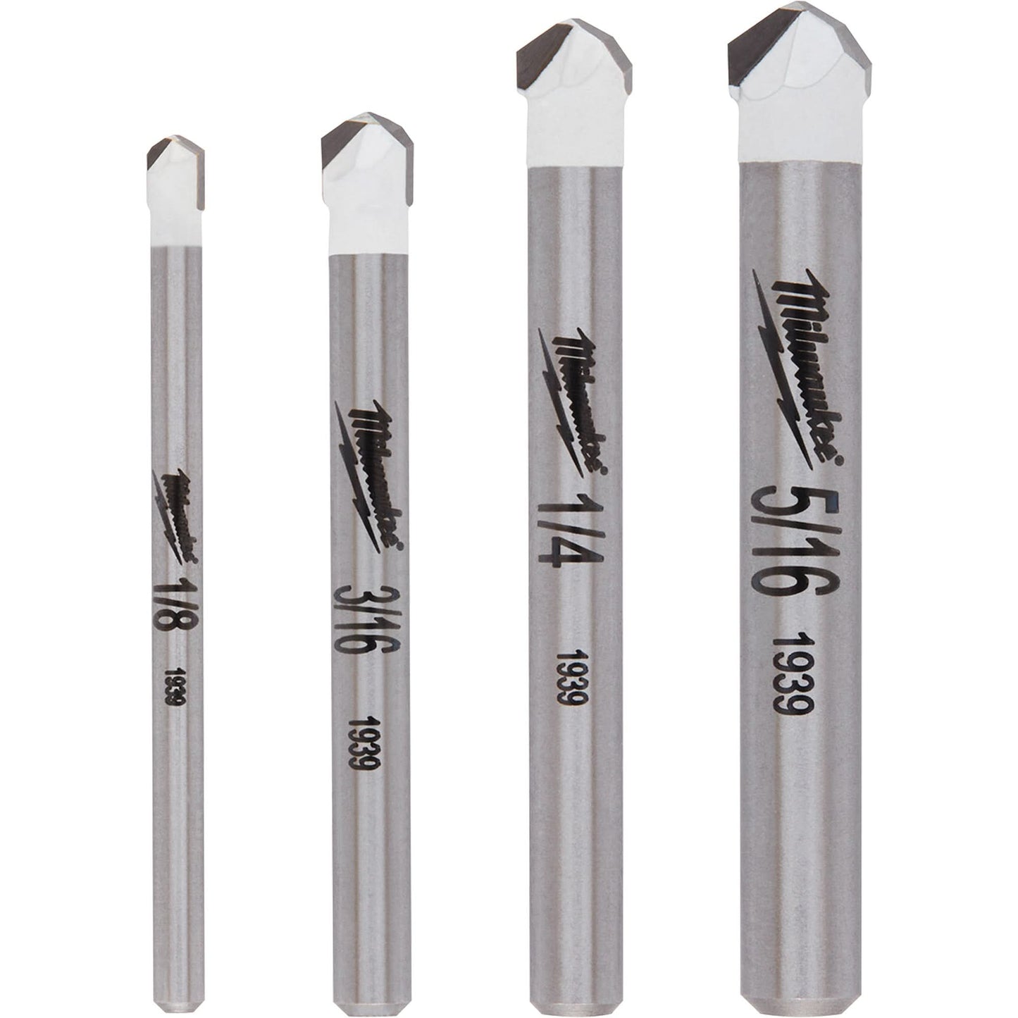 Natural Stone Bit Set, 4 Pieces, Carbide