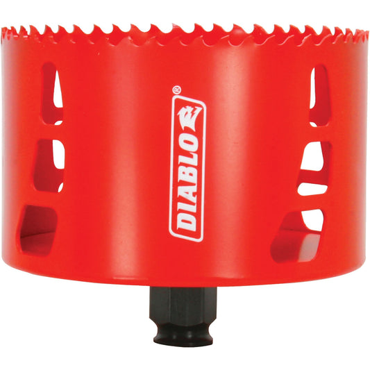 Hole Saw, 4-1/8", 2-3/8" Depth of Cut, Bi-Metal