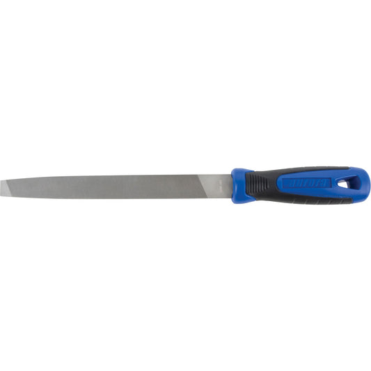 Mill File With Handle, Flat, 8", Smooth