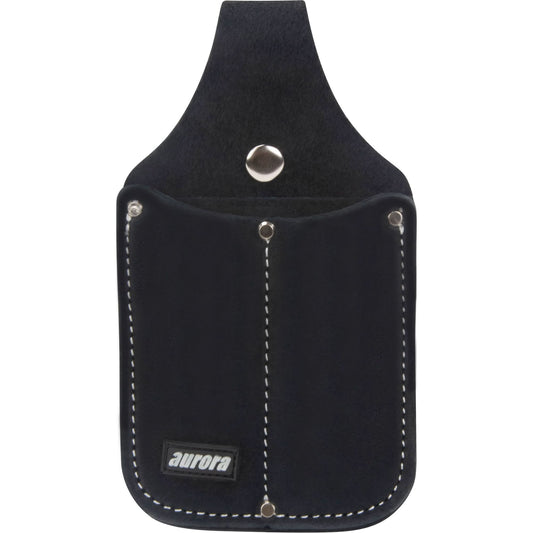 Utility Pouch, Knife Holder, Leather, 3 Pockets