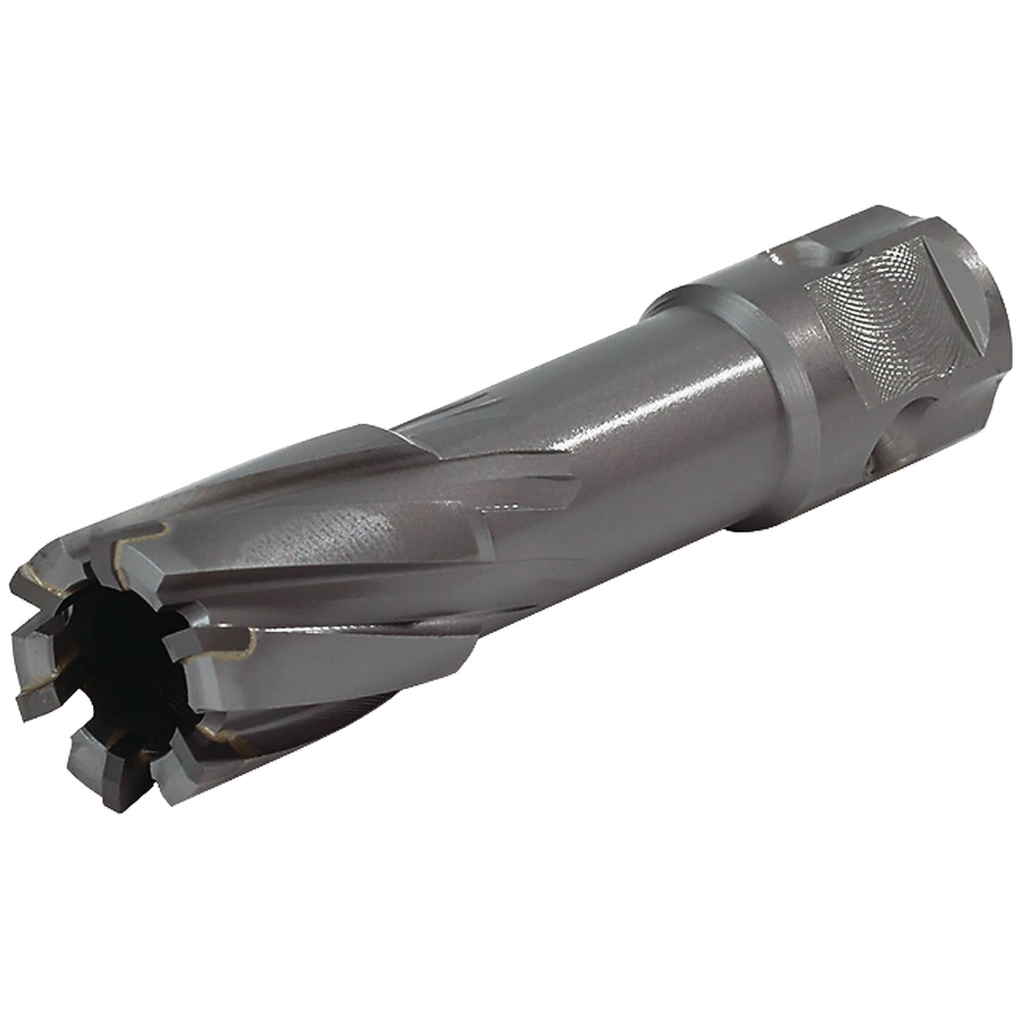 Universal Shank Annular Cutter, 27.5 mm Diameter, Carbide, 55 mm Depth of Cut, 3/4" Shank