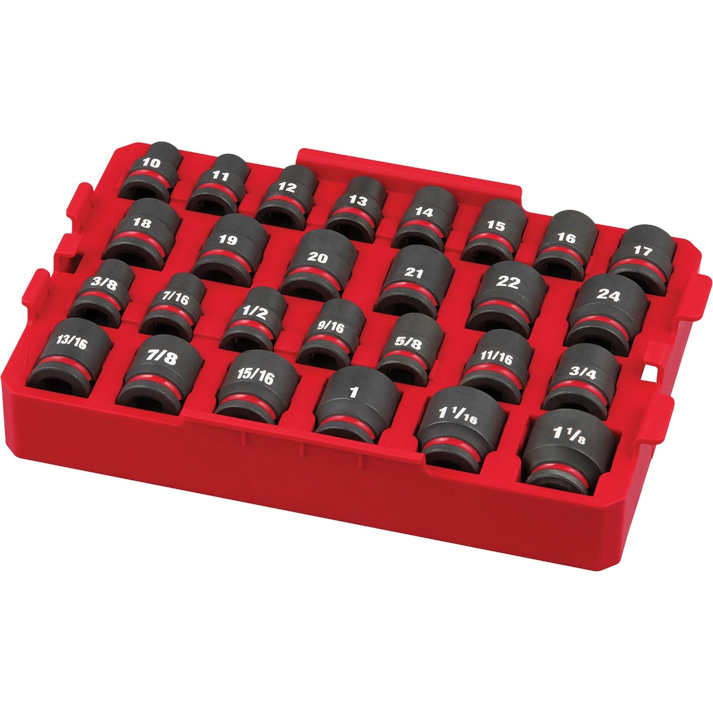 Shockwave Impact Duty™ Packout™ Socket Set, 27 Pcs, Impact, 1/2" Drive Size