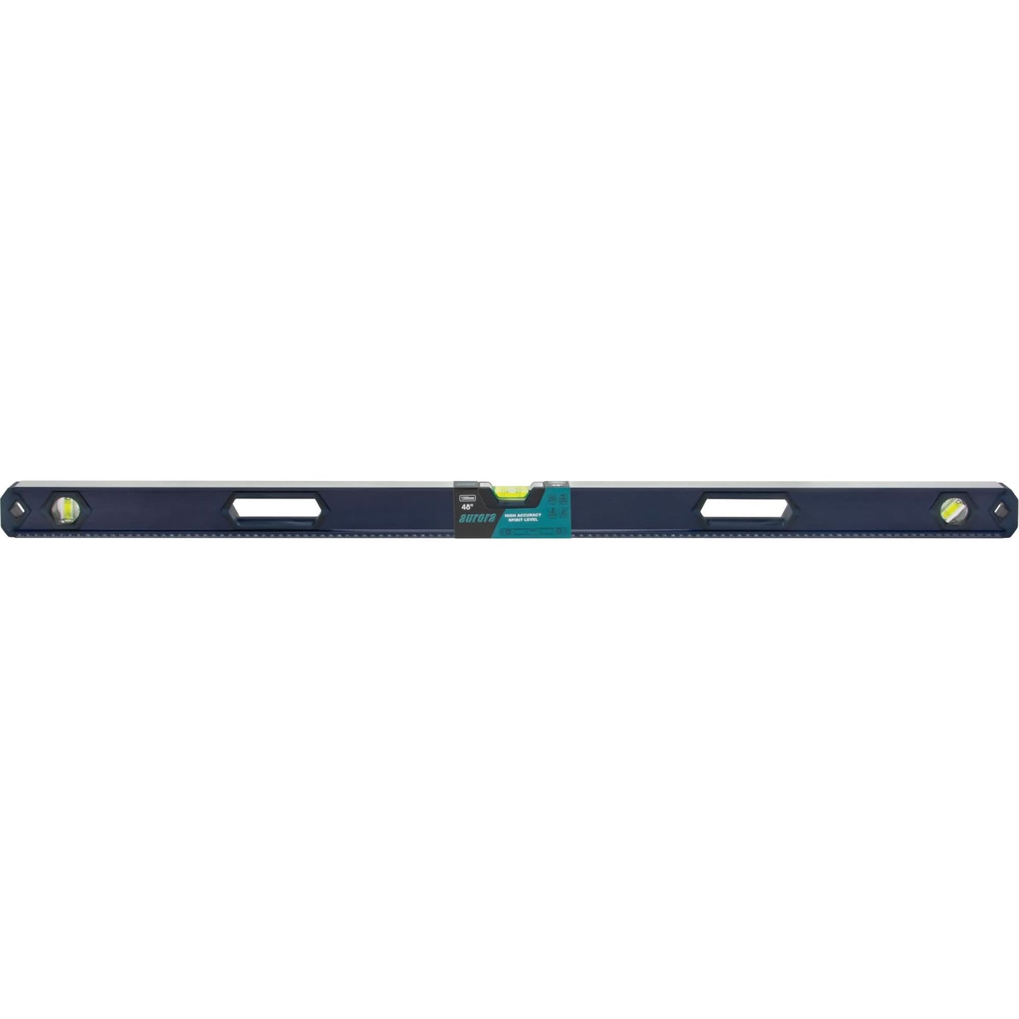 High-Accuracy Level, Box, 4' L, Aluminum, 3, Non-Magnetic