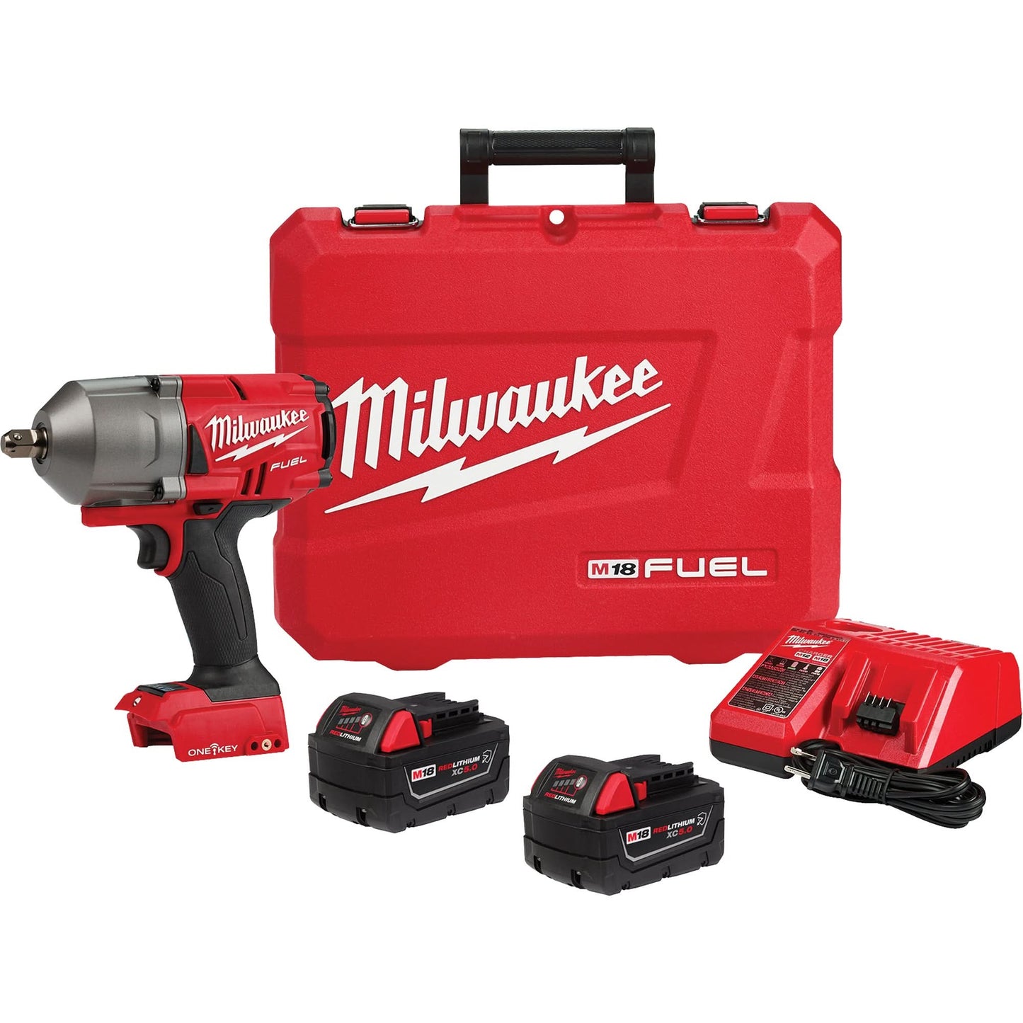 Clé à chocs à couple élevé M18 Fuel™ avec One-Key™ à goupille d'arrêt, 18 V, douille 1/2 po