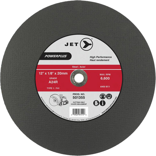 Meule à tronçonner A24R PowerPlus, 14 po x 1/8 po, alésage 20 mm, type 1, 5500 tr/min