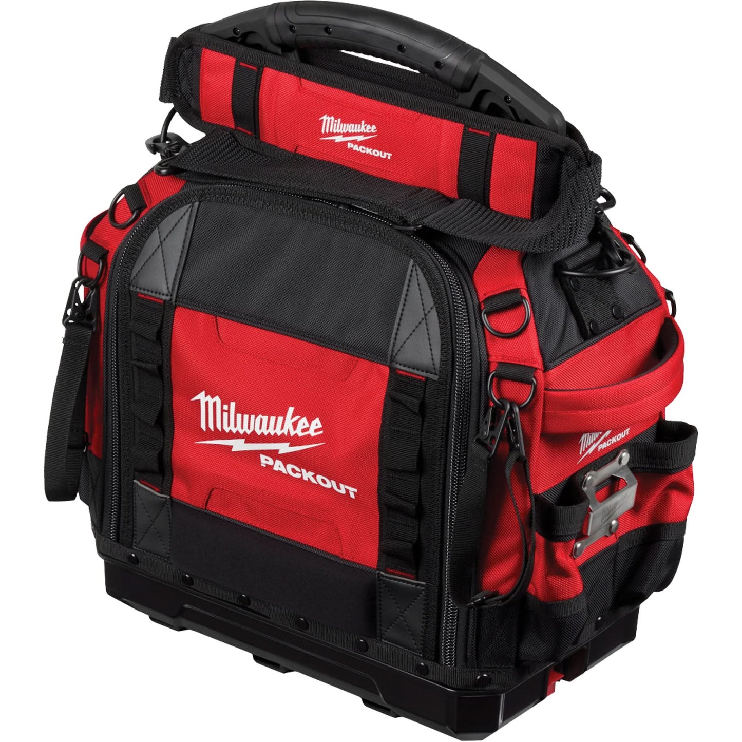 Sac à outils structuré PackOut™ 15", polyester balistique, 65 poches, rouge